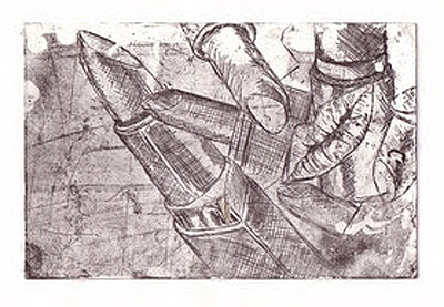 Anielka Hampson Print Untitled 3 [lipstick]